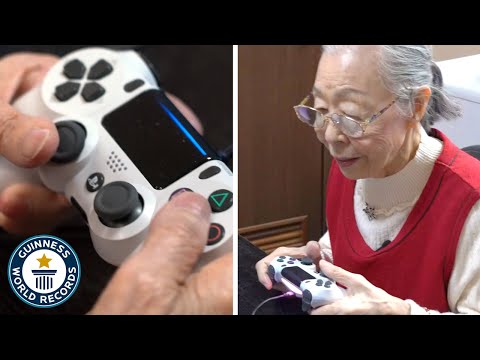 Meet The 90 Year Old Gamer Grandma! - Guinness World Records