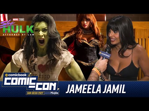 Titania On Fighting She-Hulk, Marvel Fans "Tough Love" - Jameela Jamil Comic-Con 2022