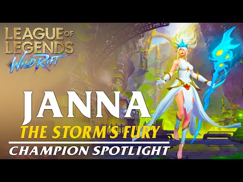 Janna: Champion Spotlight | Ability Preview - WILD RIFT