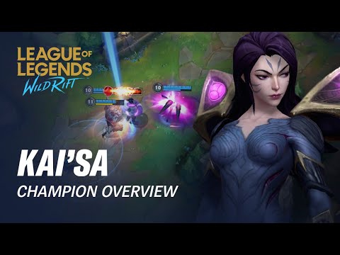 Kai'Sa Champion Overview | Gameplay - League of Legends: Wild Rift