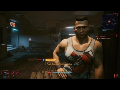 Correct Dialogue Options To Save Barry - Cyberpunk 2077