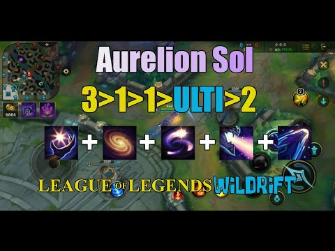 Aurelion Sol Skills + Combo Beginner's Guide | LOL Wild Rift