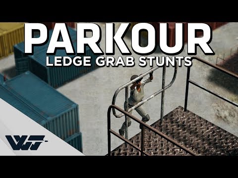 PARKOUR IN PUBG - Stunts with the amazing new ledge grab