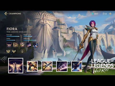 League Of Legends: Wild Rift | Fiora Skills, Tips and Tricks