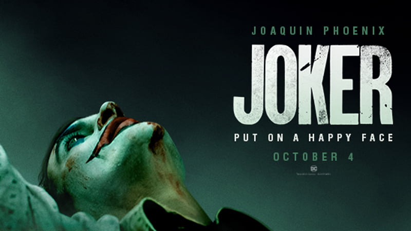 Joker upcoming movie poster opening weekend