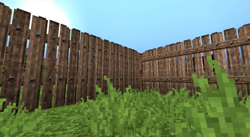 Minecraft Oak Fence