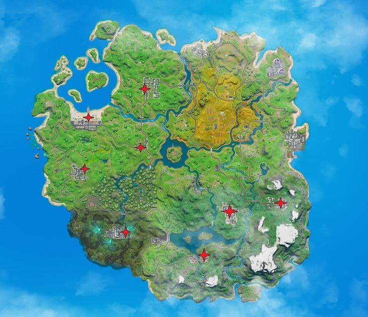 Fortnite Holiday Tree Locations