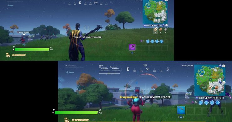 how to split screen on fortnite xbox