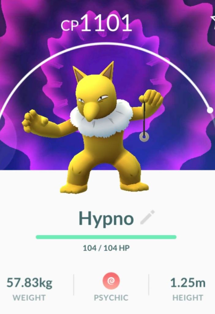 Hypno Pokemon Go