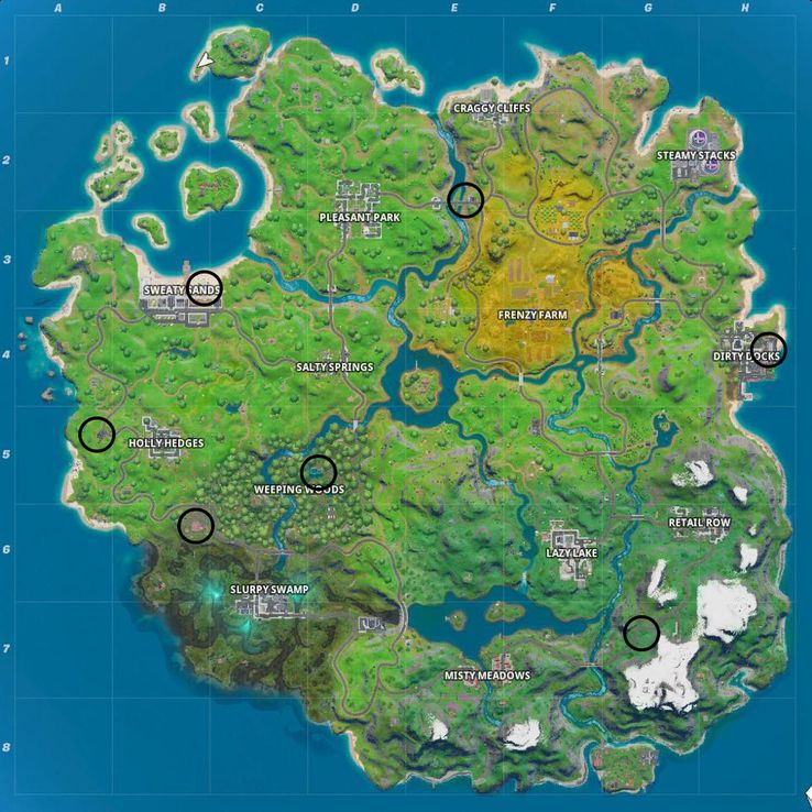 Ice Box Fortnite Locations