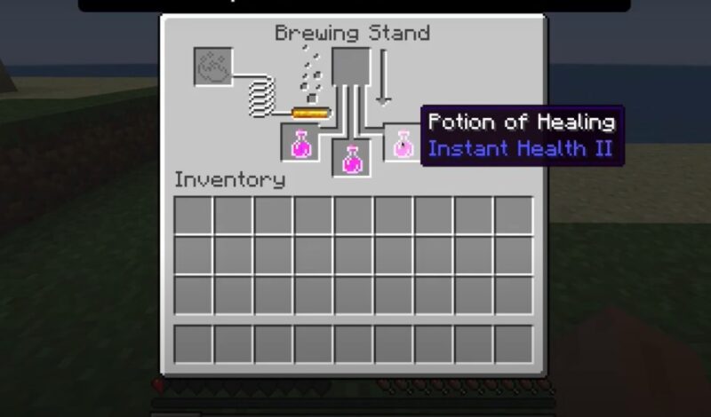 Instant Health 2 Potion Minecraft