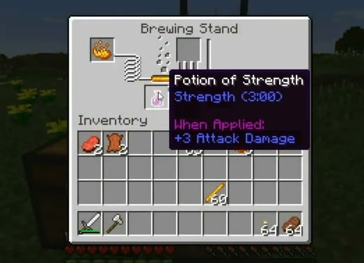 Potion Of Strength Finish
