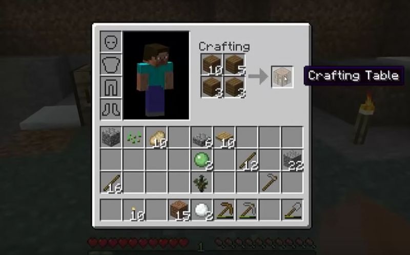 Crafting Table Finish