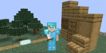 How To Mkae An Oak Door Minecraft