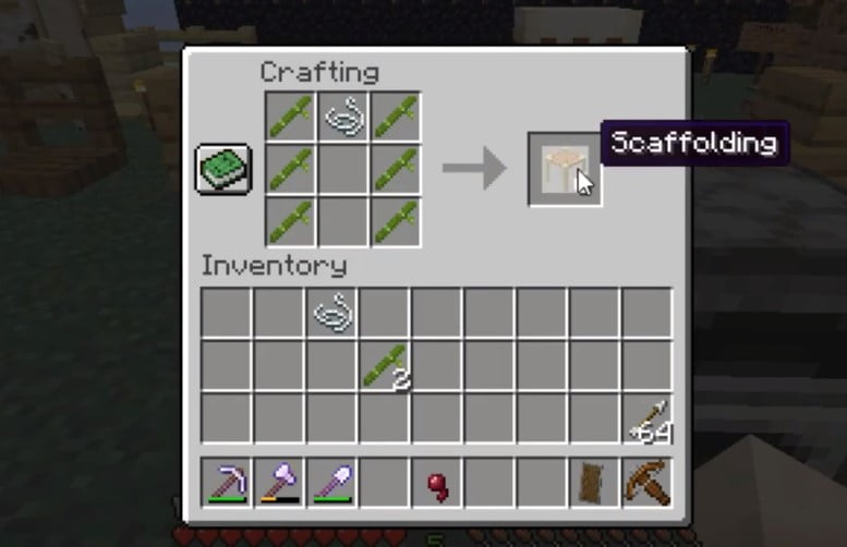 Scaffolding Minecraft How To Make