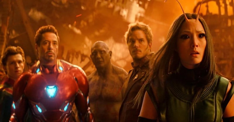 Guardians of the galaxy Avengers infinity war MCU