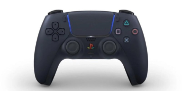 Black Dualsense Ps5 Controller Mockup
