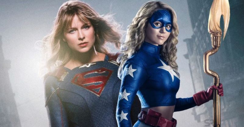 Brec Bassinger As Courtney Whitmore Stargirl Melissa Benoist As Kara Danvers Supergirl Arrowverse