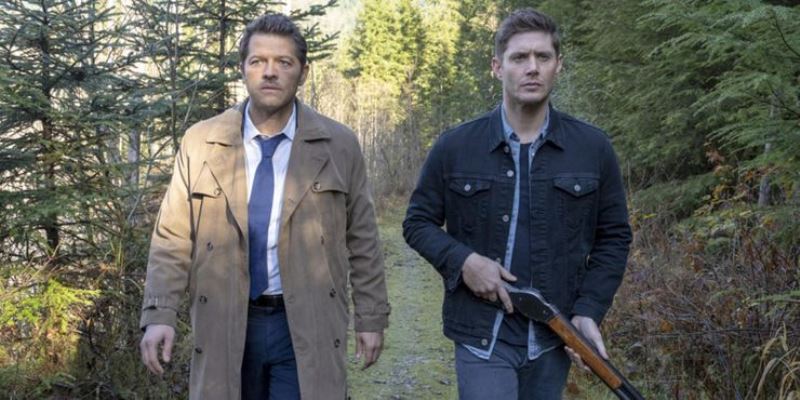 Cas And Dean Supernatural Cropped