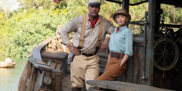 Dwayne Johnson And Emily Blunt In Jungle Cruise