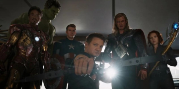 Iron Man Hulk Captain America Hawkeye Thor And Black Widow In The Avengers