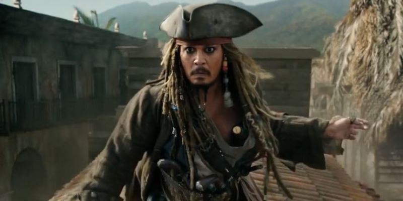 Johnny Depp As Captain Jack Sparrow In Pirates Of The Caribbean On Stranger Tides