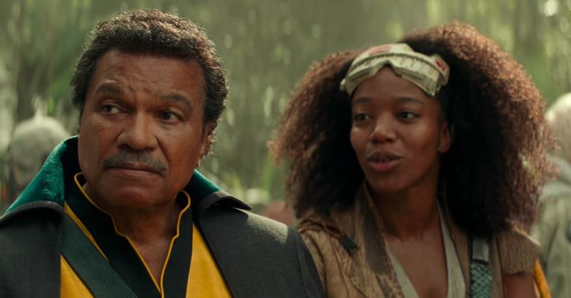 Lando Calrissian And Jannah In Star Wars The Rise Of Skywalker