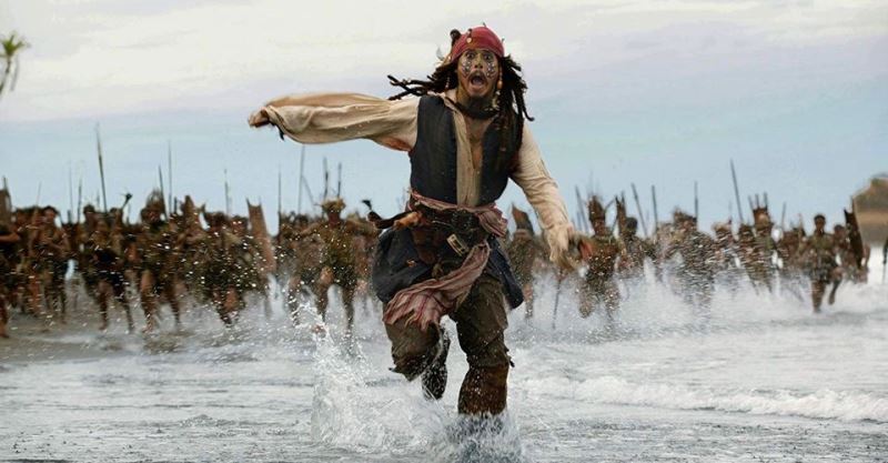 The Pirates Of The Caribbean Jack Sparrow Johnny Depp