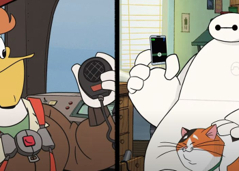 Ducktales And Big Hero 6 Crossover Launchpad Mcquack Baymax