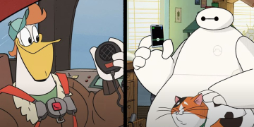 Ducktales And Big Hero 6 Crossover Launchpad Mcquack Baymax