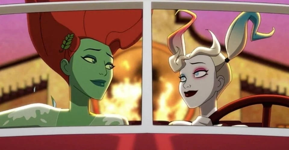 Harley Quinn And Poison Ivy From Dc Universe Cartoon Show