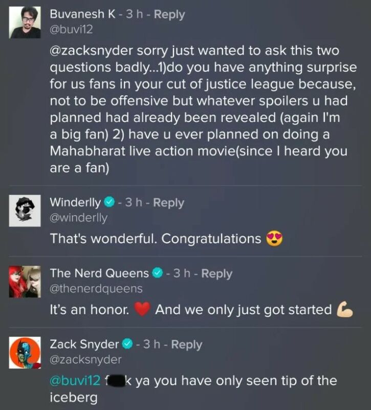 Zack Snyder Hasn T Spoiled Justice League With His Images Comment
