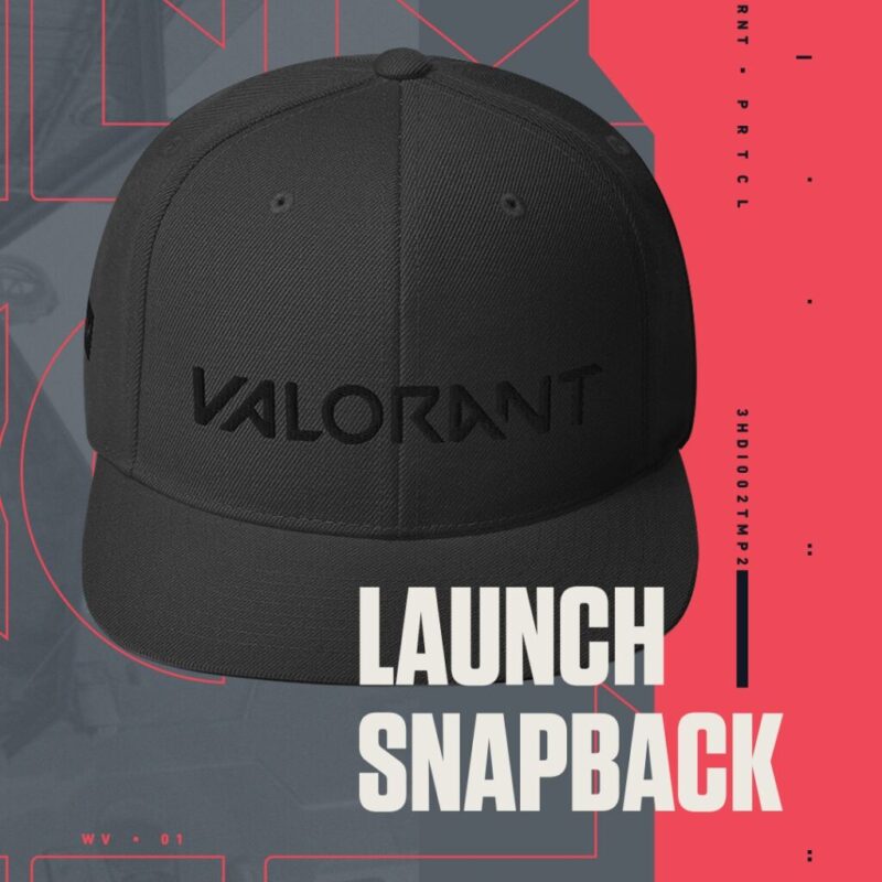 Valorant Launch Snapback Square View