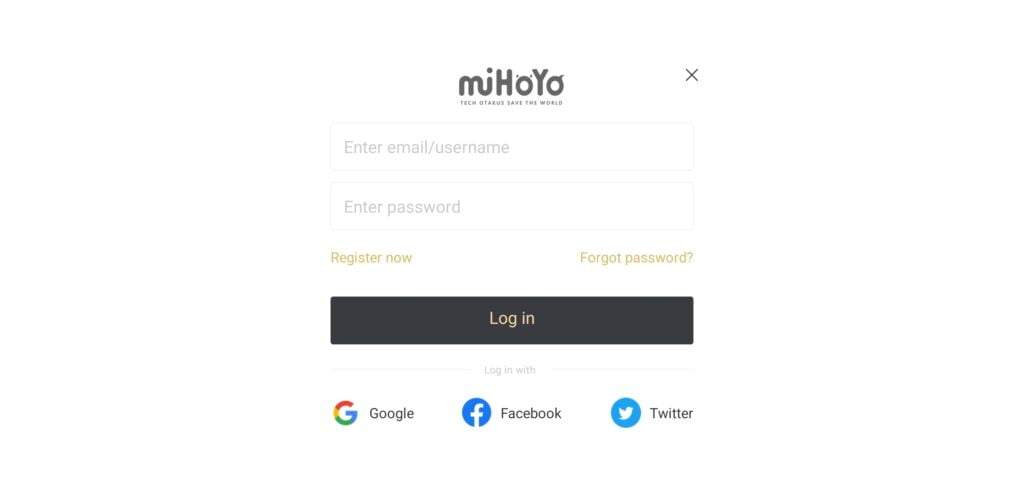 mihoyo Login