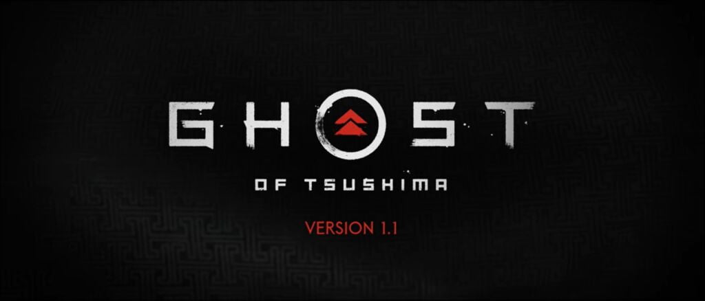Ghost Of Tsushima Version 1.1