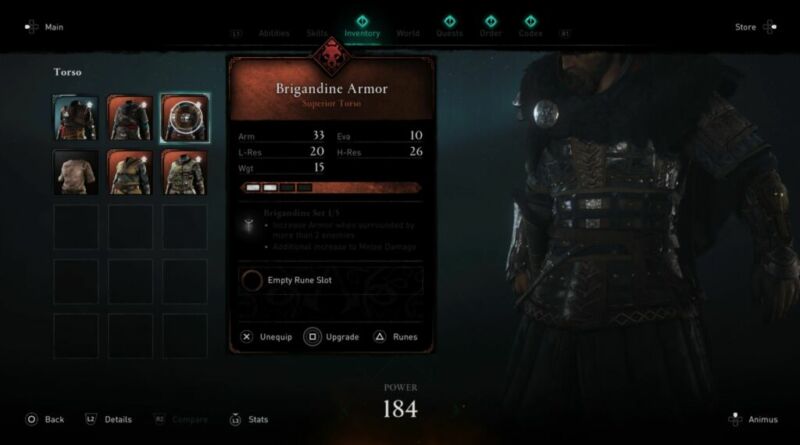 Ac Valhalla Brigandine Armor