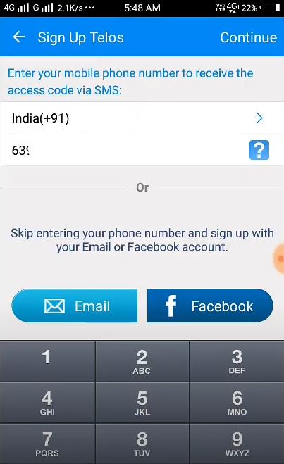 Instruction Photo for Creating Fake Phone Number 3