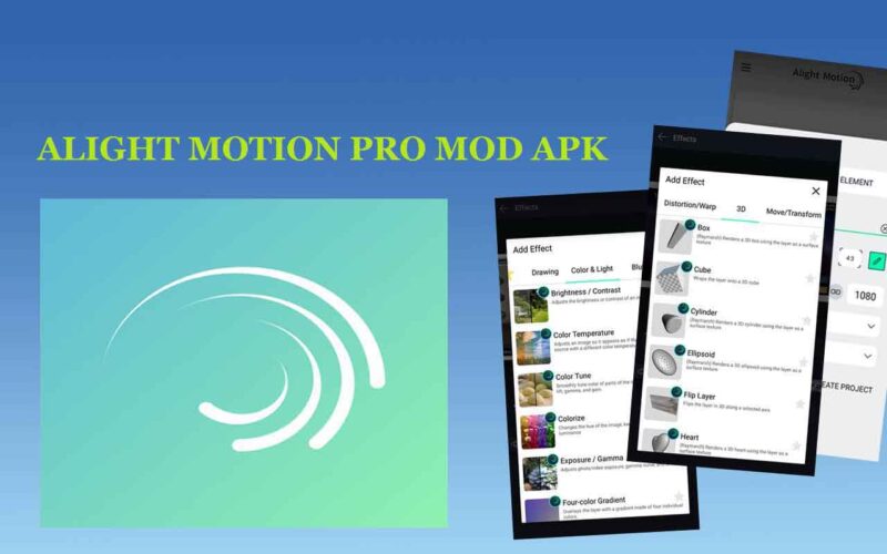 Alight motion pro mod apk