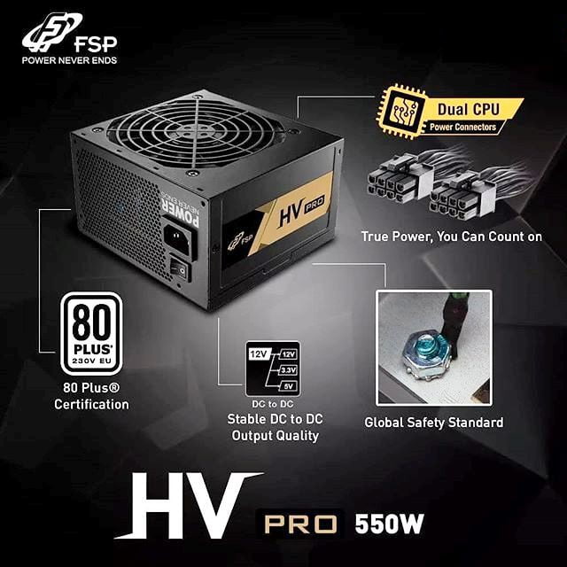 FSP HV PRO 550W 80+