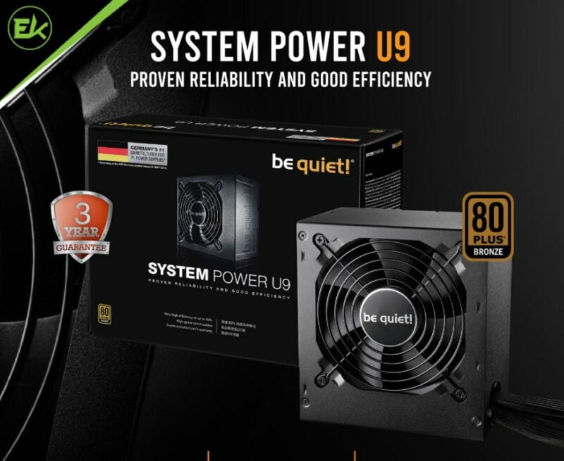 be quiet! System Power U9 500W 80+