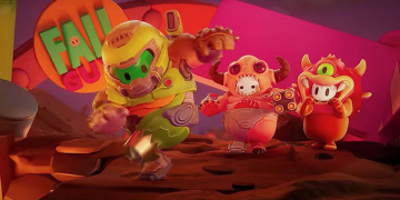 Fall Guys With DOOM Skin