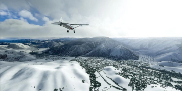 Microsoft Flight Simulator Adds Real-Time Snow