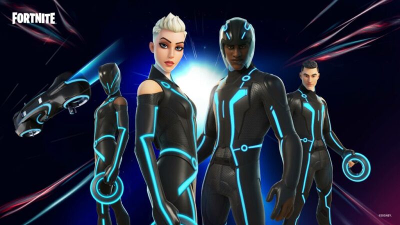 Fortnite Tron Crossover Skin