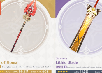 Genshin Impact Reveals New Upcoming Weapons