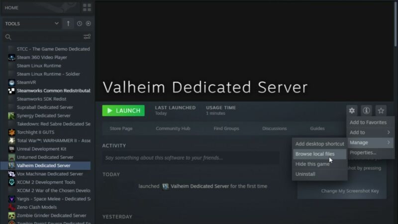Set Up a Valheim Dedicated Server