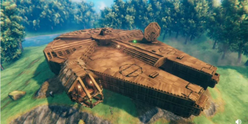 Valheim Players Create Millennium Falcon in Game