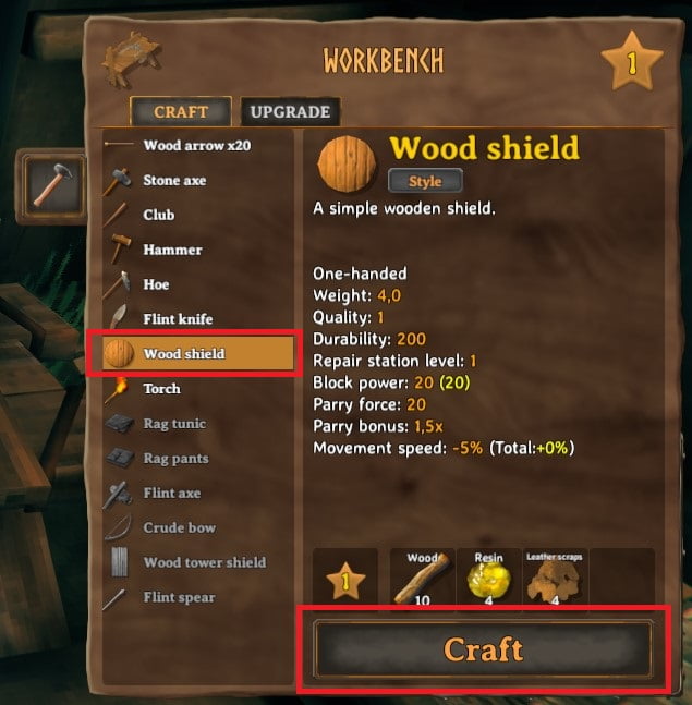 how to craft a shield in valheim 3