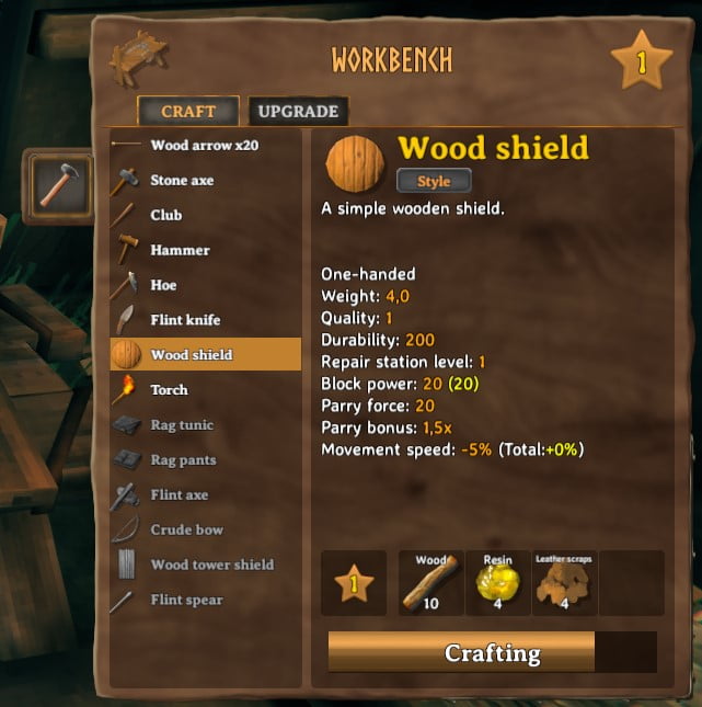 how to craft a shield in valheim 4