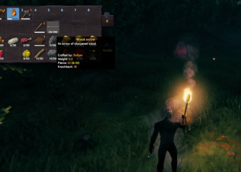 how to craft wood arrow in valheim
