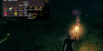 how to craft wood arrow in valheim